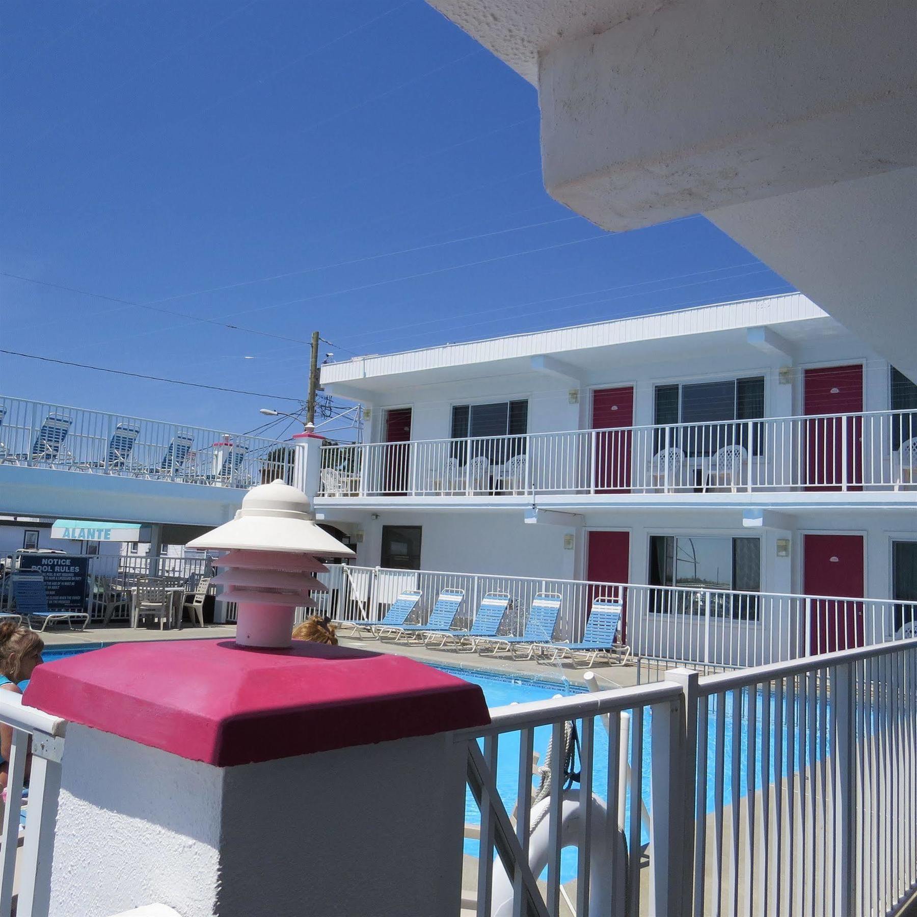Alante Oceanfront Motor Hotel North Wildwood Bagian luar foto